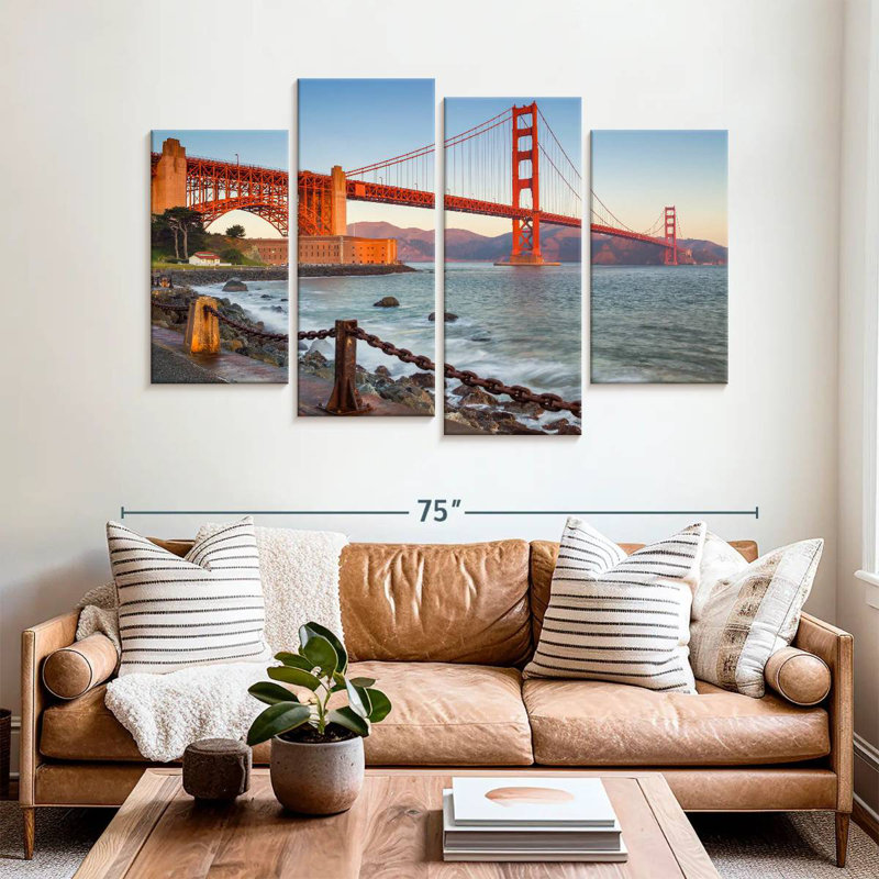 Lilie Golden Gate Bridge At Sunset