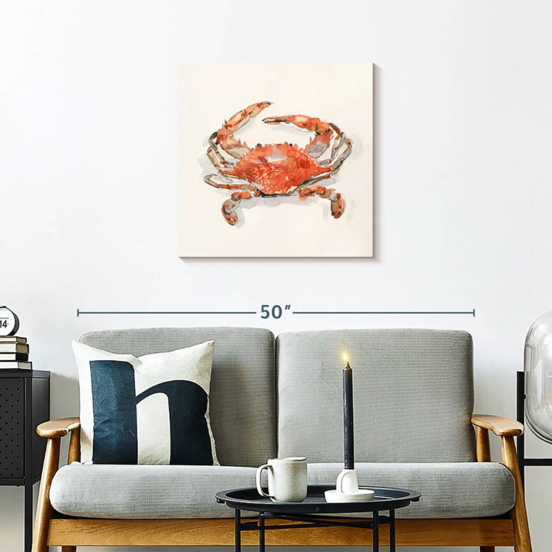 Yarlin Crusty Crab II, 24" H x 24" W