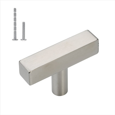 Aluminum T-bar Square Knob