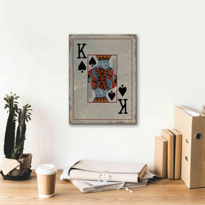 «King of Spades» par Cindy Jacobs, estampe numérique sur toile