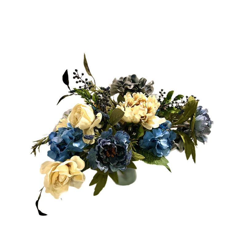 Arrangement mixte dans un vase