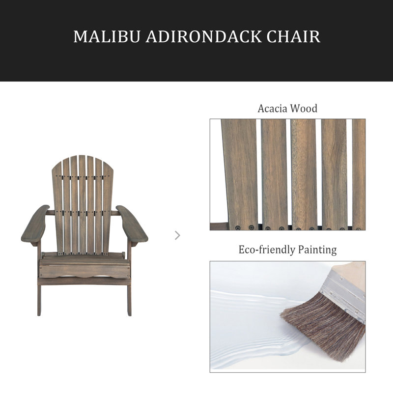 ADIRONDACK CHAIR, Gray