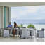 Diamond Wicker Patio Dining Armchair with Cushion-55818497
