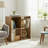 Warm Walnut Wood Color, Four-Compartment Storage Rack, Multi-Scene Home Storage Rack, Suitable For Living Room, Study, Bedroom, Simple Floor-Standing Storage Rack With Compartments.-2050736396