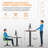 Kryslin Height Adjustable Gaming Standing Desk-272638066