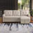 82" Modern Reversible Sleeper Sectional Pull Out Sofa Bed With Storage Chaise-1490602685