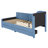 L-Shaped Upholstered Daybed With 2 Storage Drawers-177369215