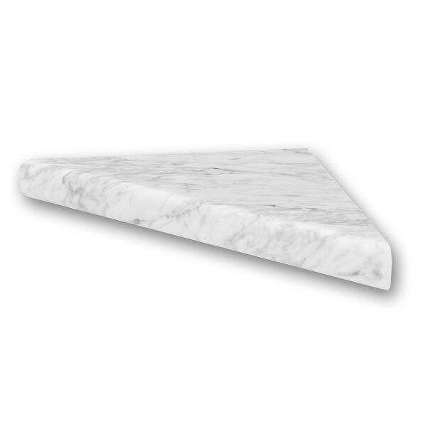 FlexStone 15 in Corner Shelf NICHE in White | FLXCSB15WH