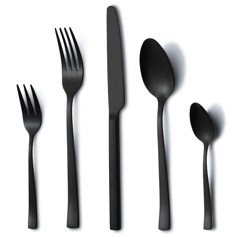 Cutlery Set, 6 Person Cutlery Set, 30 Piece Stainless Steel Cutlery Set