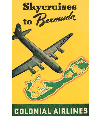 Skycruises to Bermuda Graphic Graphic Art