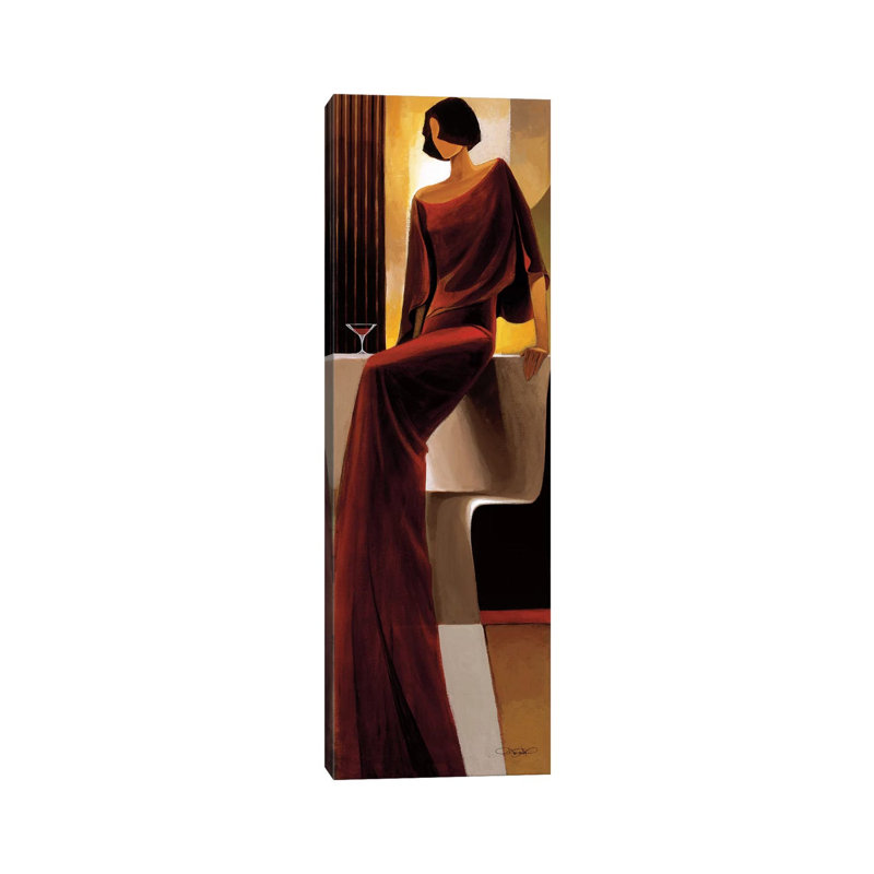 Poise by Keith Mallett - Wrapped Canvas Panoramic Painting, 121.92 cm H x 40.64 cm W x 1.91 cm D