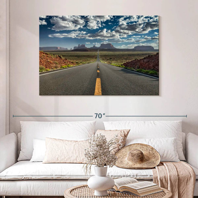 Mehar Forrest Gump Road Monument Valley, H 32 po x l 48 po