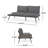 NORFOLK SOFA SEATER - LEFT SIDE