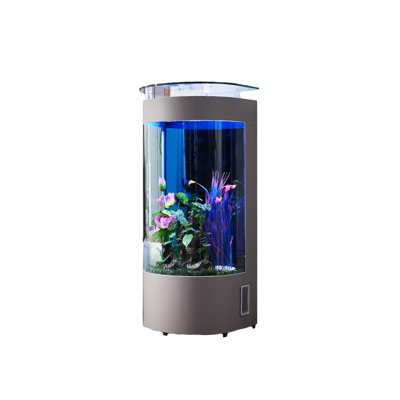 Aquarium en verre sur pied 23,62 po