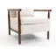 Chaises de salon rembourrées de style moderne Mid-Century avec coussin de taille-337086837