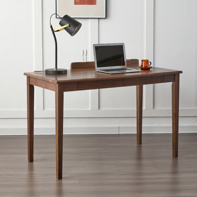Bureau en bois massif de style nordique, H 29,53 po x l 43,31 po x P 21,65 po