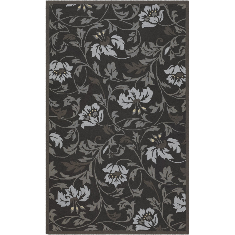 Flor Floral Rug, 2' x 2'9"