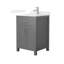 Meuble-lavabo simple autoportant 24 po avec plateau en quartz Beckett-108351820-108351816-108351818