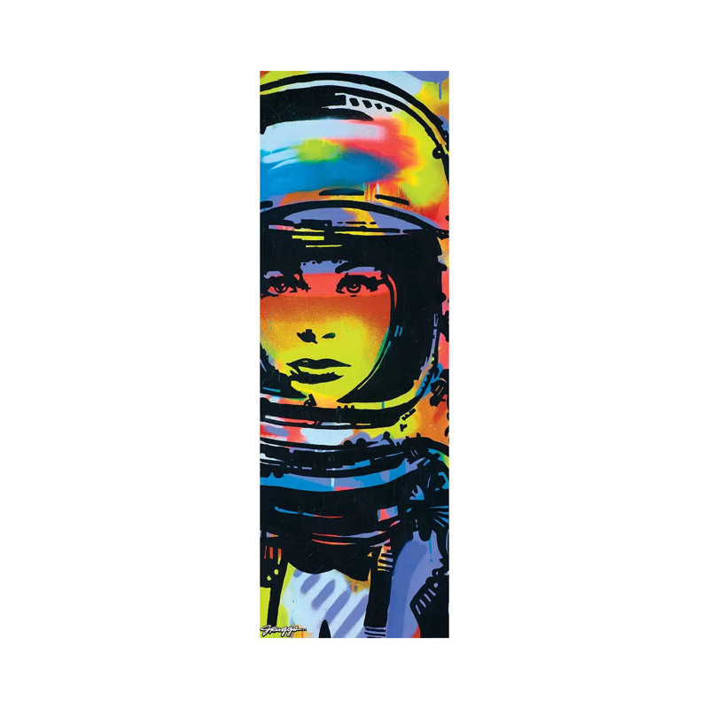 «Astronaut II» par Juggs, reproduction d'art sur toile, Toile tendue, H 36 po x l 12 po x P 1,5 po