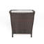 Table d'appoint avec plateau en verre