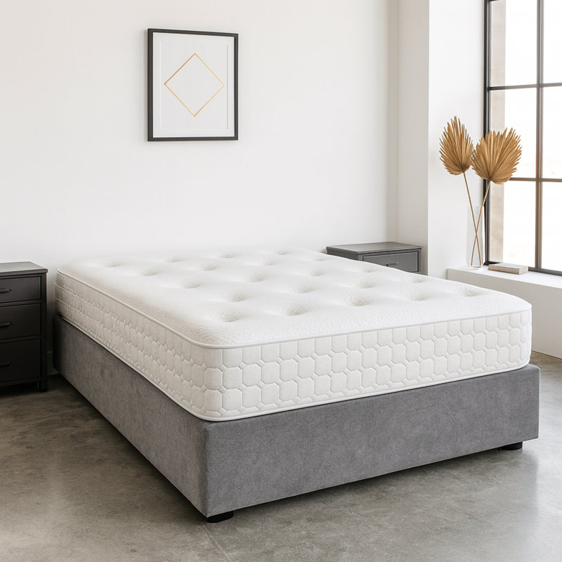 White Noise Pocket Sprung 2000 Mattress, Single (3')