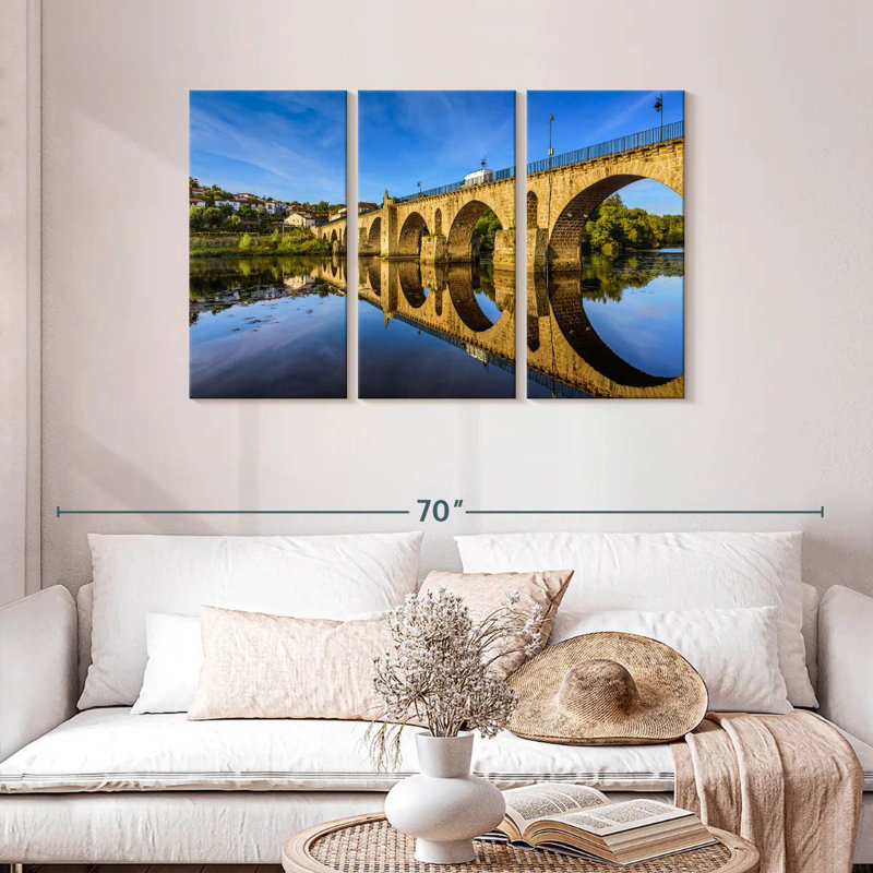 Ponte Da Barca Bridge, 28" H x 45" W