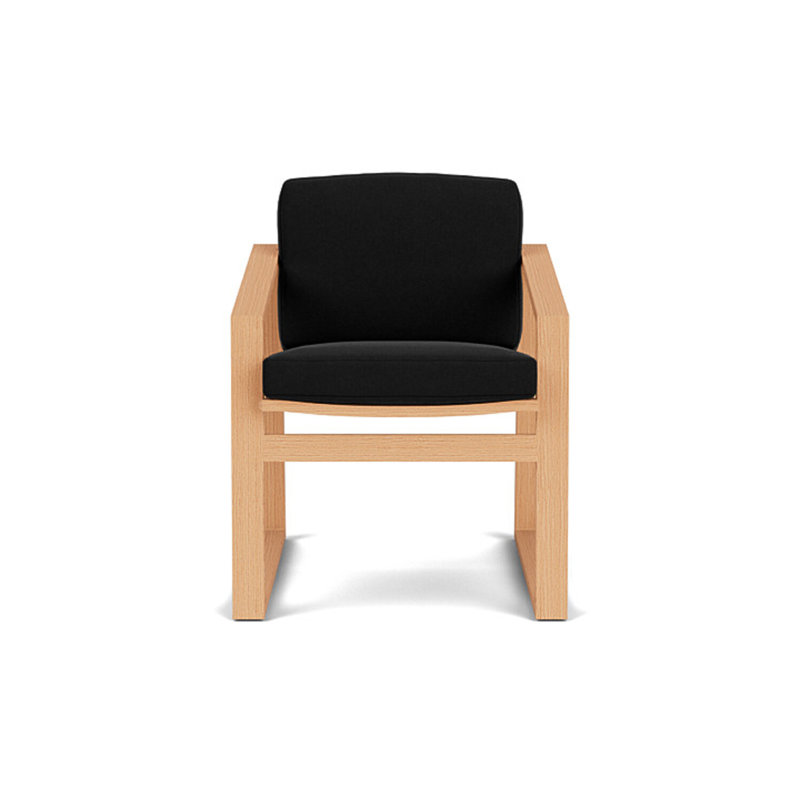 Pursuit Outdoor Dining Armchair, Canvas Black