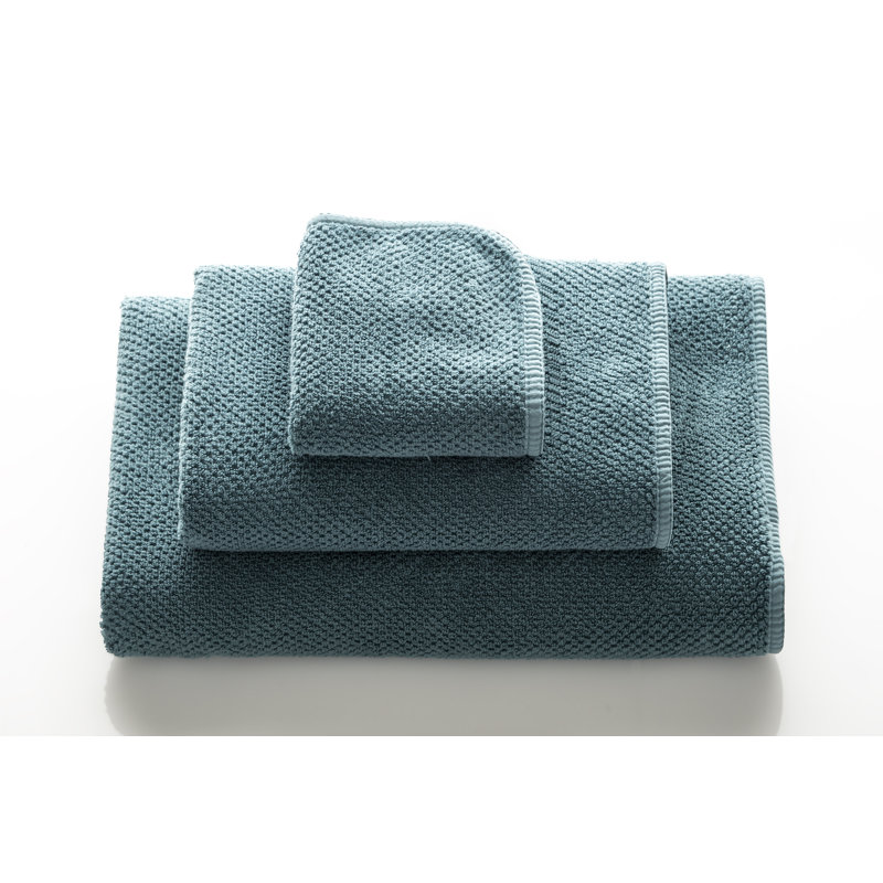 Bee Waffle Waffle Towel, Medium, Hand Towel 1-Pack, Deep Sea