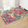 Jikai Washable Abstract Indoor Rug