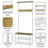 Freestanding Wooden Coat Rack
