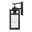 Schlesinger Matte Black Outdoor Wall Lantern-1247679427