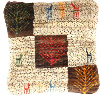 Lamb's Wool Throw Square Pillow Cover & Insert