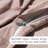 Southshore Fine Linens Southshore Basics Duvet Cover Set in Muted Mauve, Double-Brushed Microfiber Bedding with Hidden Zipper Closure and Corner Ties, 2 Pillow Shams, Full/Queen-993066940-993066924