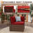 Wicker Outdoor Patio Chair With Cushions-610290710