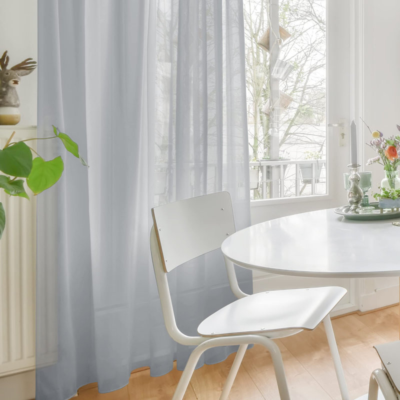 Doveton Blackout Curtain Pair, 140cm W x 90cm D, Dark Grey