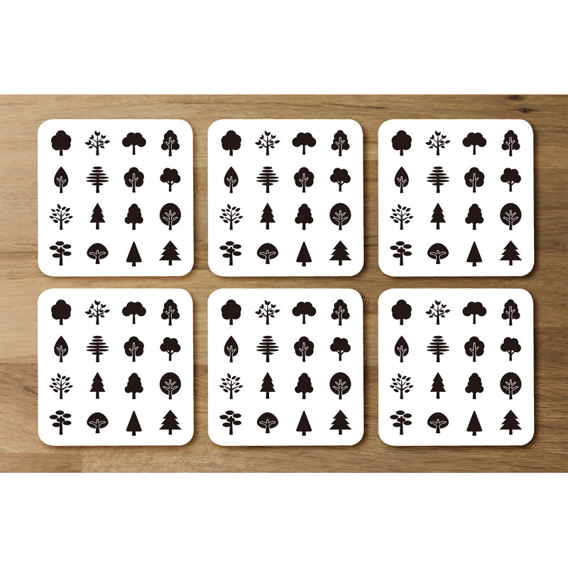 Duffina Square 6 Piece Coaster Set