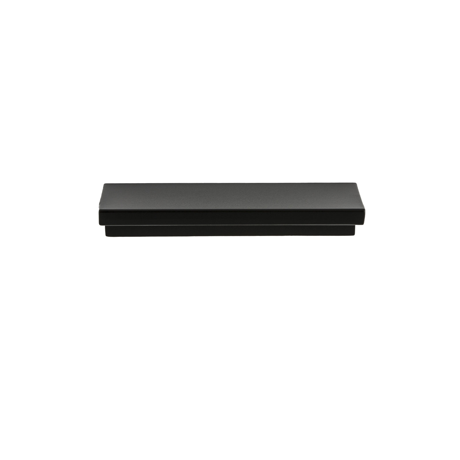 Ethan Finger Pull, Matte Black, 3"