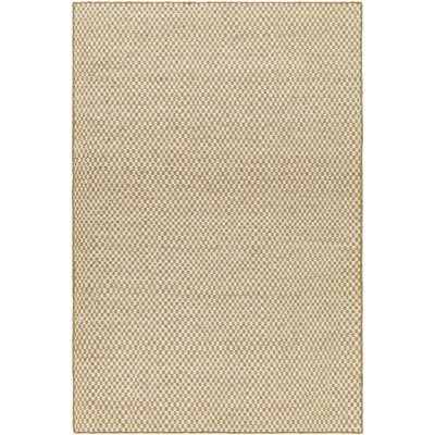 Bolton Wool Checkered Area Rug in Gray