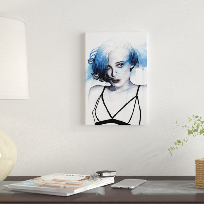 «Blue», reproduction sur toile, H 40 po x l 26 po x P 1,5 po, Toile tendue