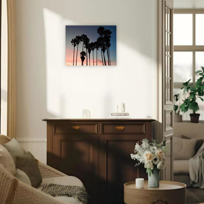 Art mural en toile sans cadre 24 po x 18 po Venice Beach