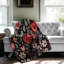 Scandinavian Heart Motifs - Couverture sherpa de qualité supérieure 1 pièce-101008190