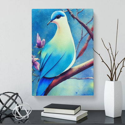 Watercolour Dove Bird Vol.2 - Wrapped Canvas