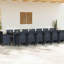 Garden Dining Set 17 Pcs Anthracite Poly Rattan