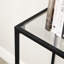 Sydney 100cm Glass Top Console Table-1761312806