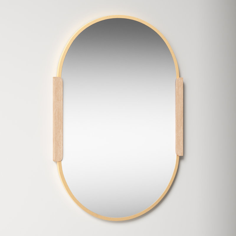 Alby Metal Oval Wall Mirror