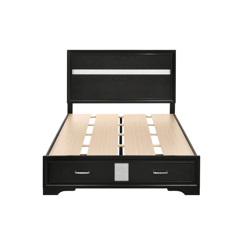 Abel Kids with Drawers, Full, Black