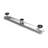 28 Inch Linear Shower Drain With Removable Brick Patterned Grate Cover, 304 Stainless Steel Shower Floor Drain With Hair Strainer And Leveling Feet-125382514