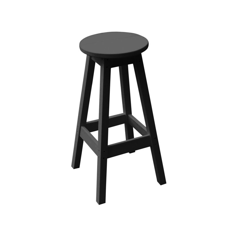 Tabouret de bar Nettie, Noir