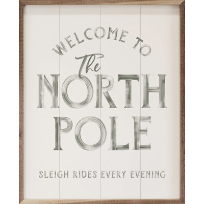 Welcome To The North Pole Whitewash