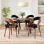 Chaises d'appoint rembourrées avec dossier rembourré-126239169